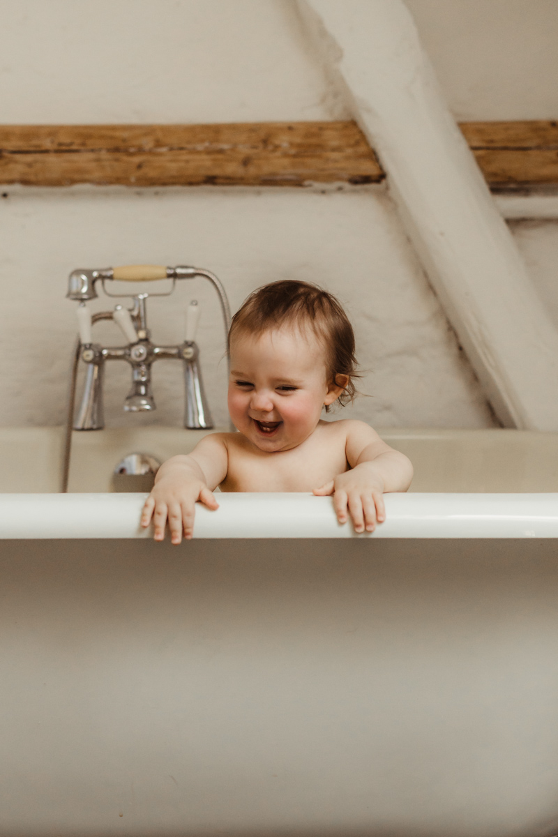 Conrads erstes Babywannenshooting