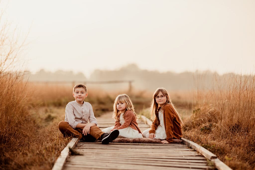 Kinder Foto Outdoor bei einem Familienfotoshootig in Hille und Kalletal